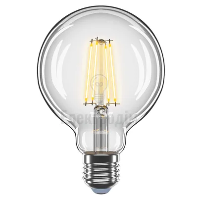 LED лампа VELMAX Filament V-F-G95-841, 8W, E27, 4100K, 230V 21-46-22 — купити в Електродім