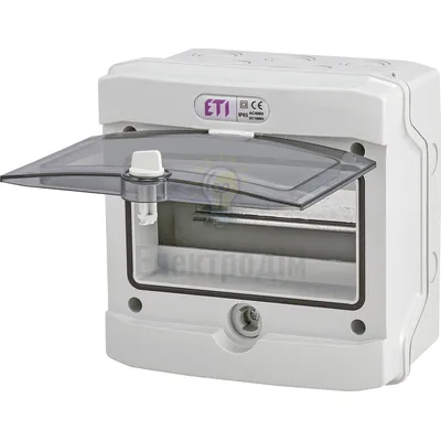 Пластиковий щит ECH 8G (8мод.зовн.встан.IP65) 1101061 — купити в Електродім