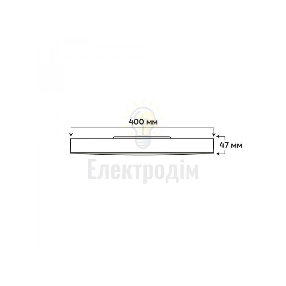 AL6087ARD 36W коло чорний 3600Lm 3000/4000/6500K 400*42mm TREND 80638  - фото 3