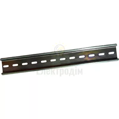 DIN Рейка DIN-рейка Промфактор FD 35x7.5 (0,8mm) з перфорацією 6x15 (250mm) FD080250 — купити в Електродім