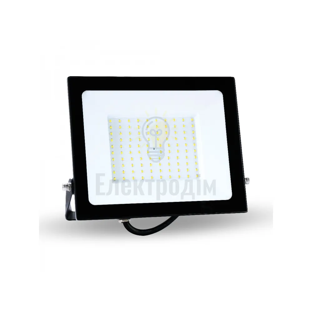 LL-1100ARD 100W 9000Lm 6500K (254*217*33мм) чорний IP65 80019  - фото 1