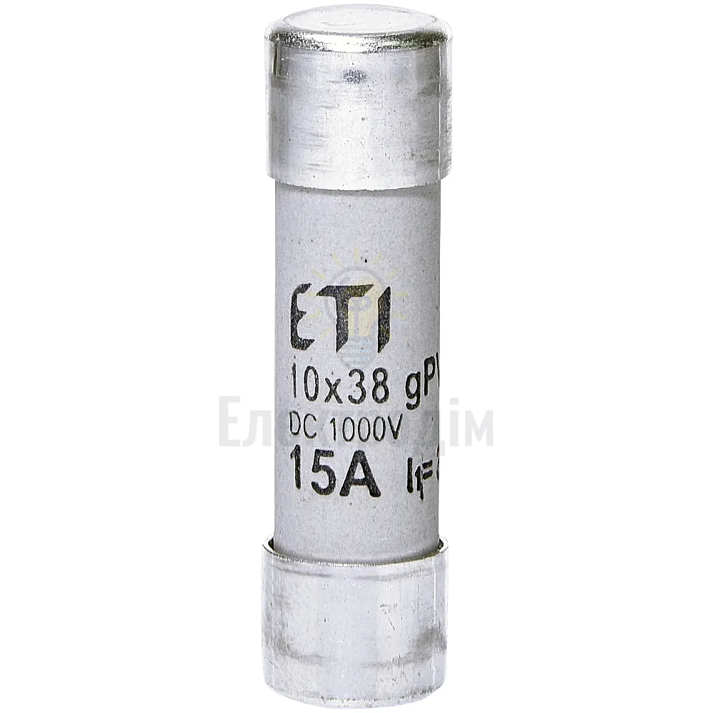 Запобіжник CH 10x38 gPV 15A 1000V (30kA) 2625080 