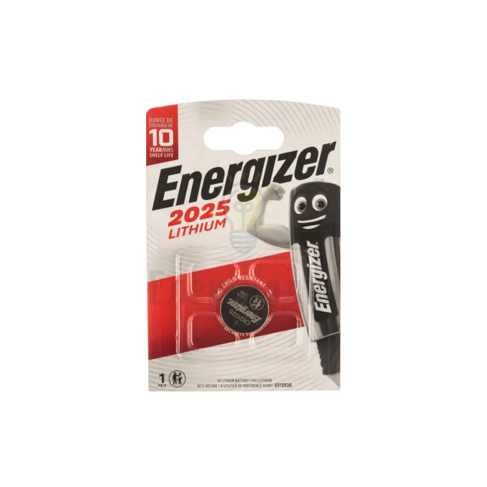 Батарейка CR2025 (бл-1шт) Energizer 6352549 