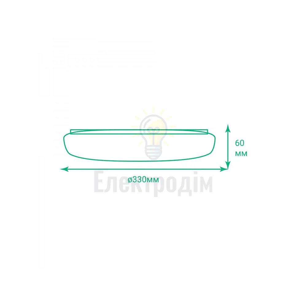 AL561ARD 22W коло накладний зірк. небо 1500Lm 5000K 330*60mm 01953  - фото 2