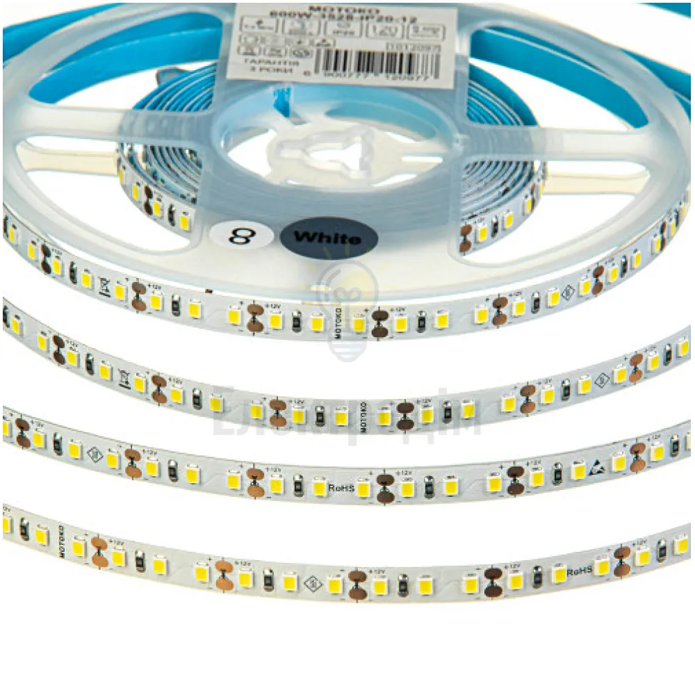 MOTOKO 600NW3528-12 (4000K-4500K) Світлодіодна стрічка smd3528 - подвійна щільність 1018558  - фото 2
