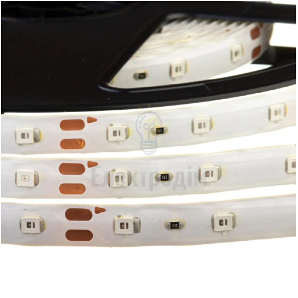 MTK Світлодіодна стрічка зелена 12V smd2835 60LED/м IP20 1011996  - фото 2