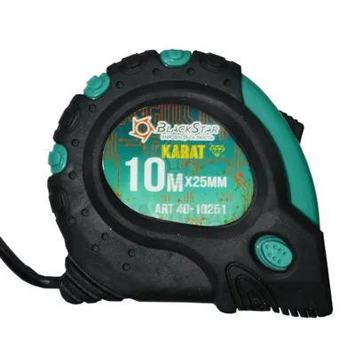 Профитрейд 40-10251 Рулетка 10мx25мм, BlackStar 40-10251 — купити в Електродім