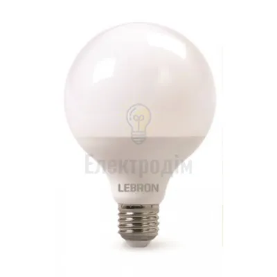LED лампа LEBRON L-G125, 18W, 220V, Е27, 4100K, 1530Lm. 11-15-58 — купити в Електродім