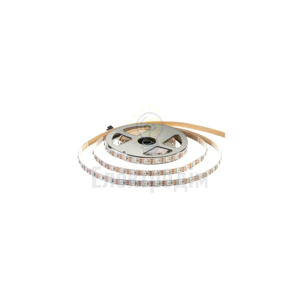 5 В Світлодіодна стрічка адресна AVT smd5050 WS2812B 60LED/м IP20 1017957  - фото 1