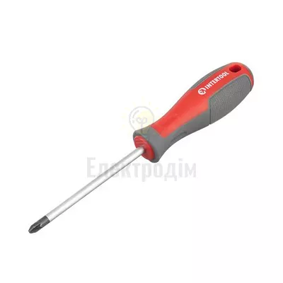 Викрутка PZ2 * 100 мм, CR-V INTERTOOL VT-3333 — купити в Електродім