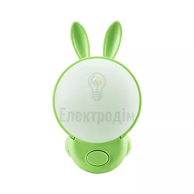 Нічник led BUNNY 2CCT зелений 98772 — купити в Електродім