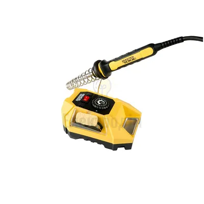 Станція паяльна MASTERTOOL 48 Вт 220 V/50 Hz 100-500°С 2 насадки 2 котушки припою ПОС 99% 44-0022 — купити в Електродім