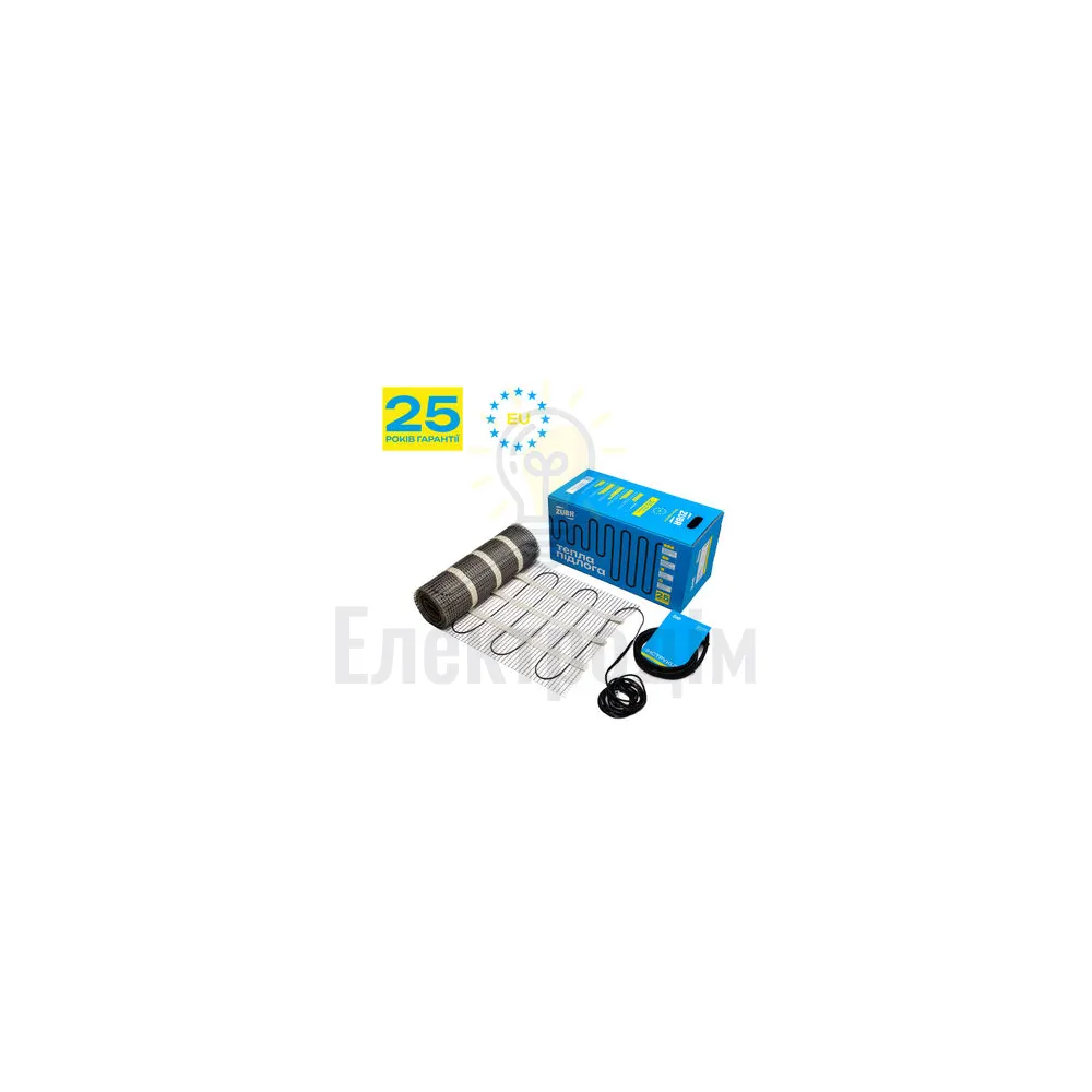 Нагрівальний мат ZUBR DC Mat 160 240vt 1.5 m 98148  - фото 1