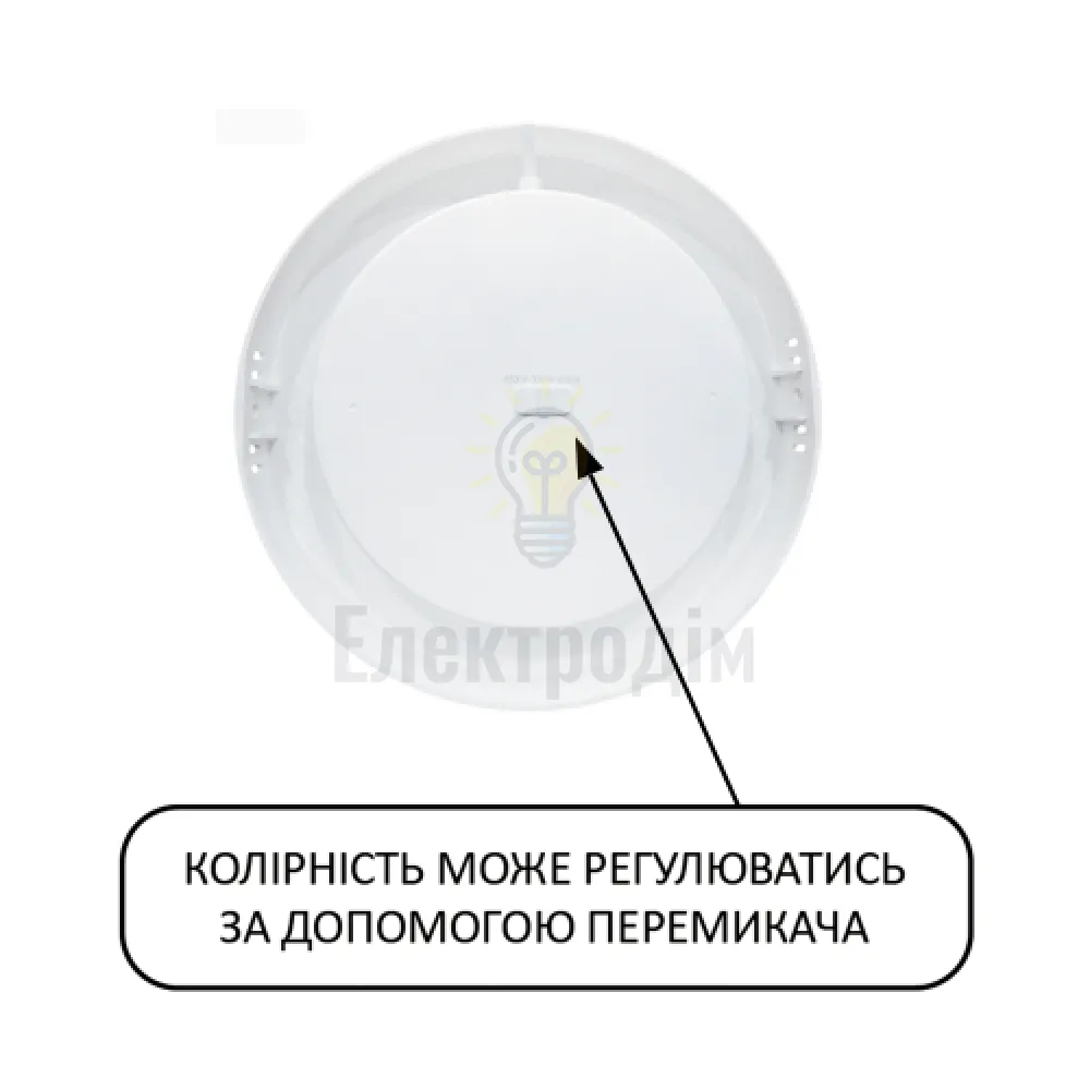 Світильник накладний LED 18W 3CCT 1660Lm ІР20 білий кругл. 016-083-0018-010  - фото 1