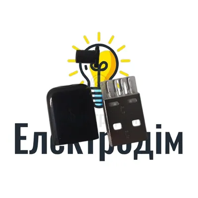 USB ремкомплект USBA вилка (male) apple style чорна, на кабель 978 — купити в Електродім