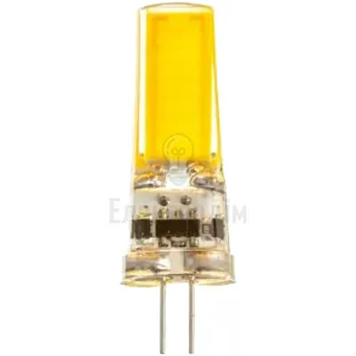 201/1 SIV-G4-12V-Silicon-5W-4500K cob2508 Светодиодная лампа SIVIO 1019283 — купити в Електродім