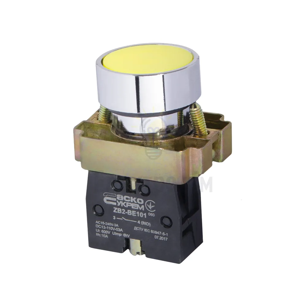 Кнопка АСКО XB2-BA51 Старт жовта A0140010029 