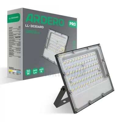 LL-3030ARD 30W 3600Lm 6500K (140*120*26мм) сірий IP65 80026 — купити в Електродім