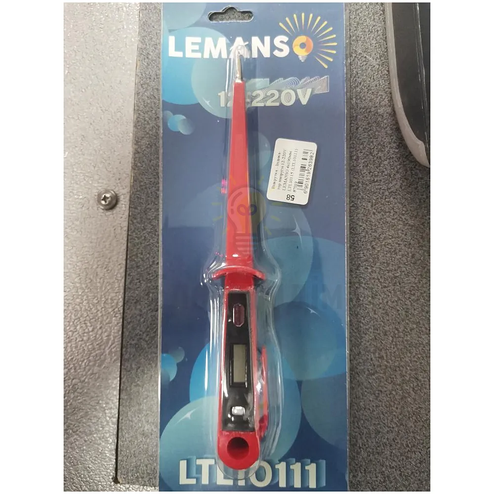 Викрутка - Індикатор напруги 12-220V LEMANSO 4x190мм LTL10115 (LTL10111) 87019 