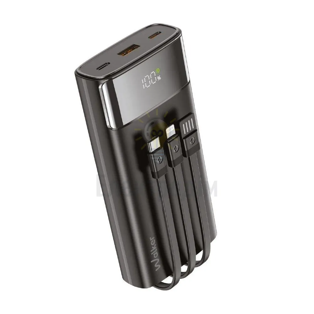 Портативна батарея WALKER WB-625, 20000mAh, 22.5W (QC3.0 + PD) black WB-625 