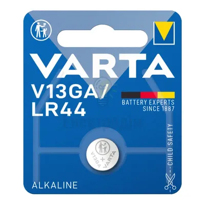 Батарейка VARTA LR44(V13GA) — купити в Електродім