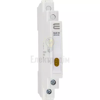 Модульний сигнальний індикатор 9mm 230V AC/DC SLD-1H жовтий A0140030003 — купити в Електродім