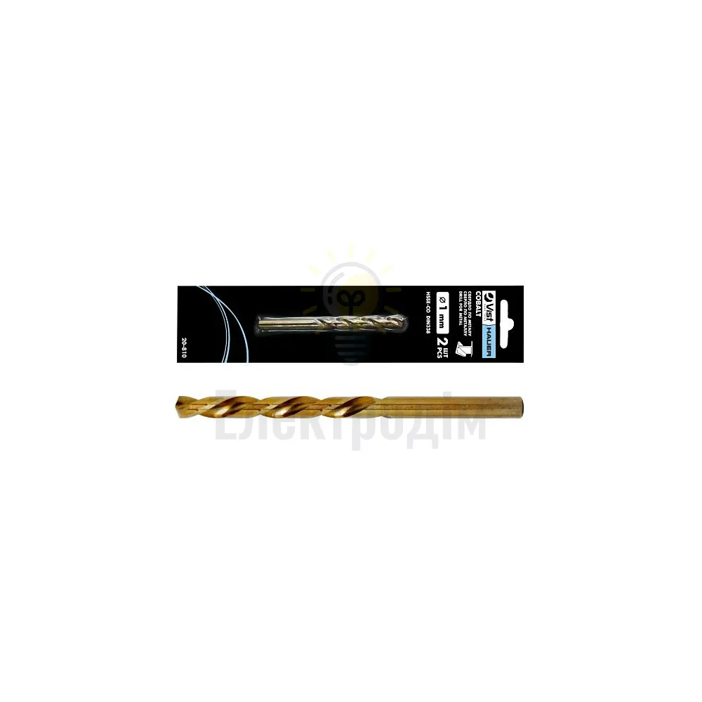 Свердло по металу HSS, Cobalt 3мм, 2шт. 20-830 