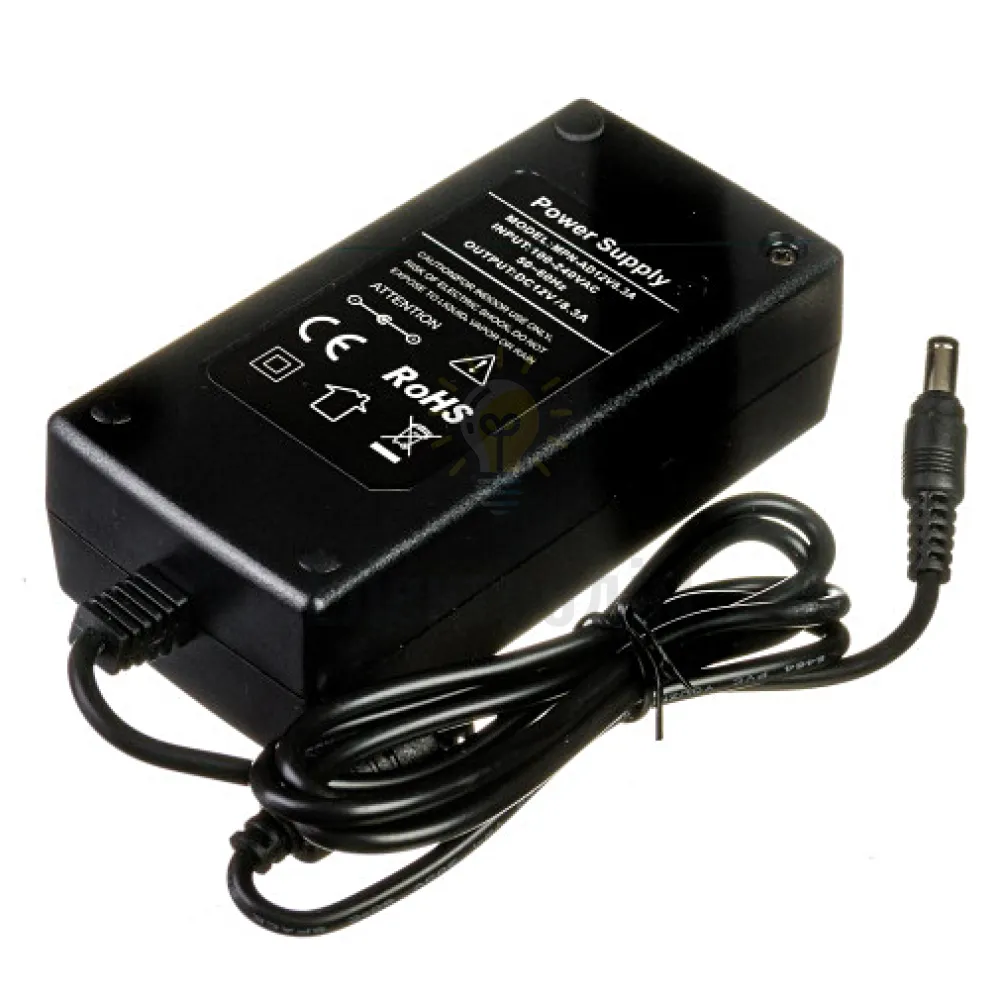 Блок  живлення 12В пластик Блок живлення 8.3А - 100W пластик 1013438  - фото 2