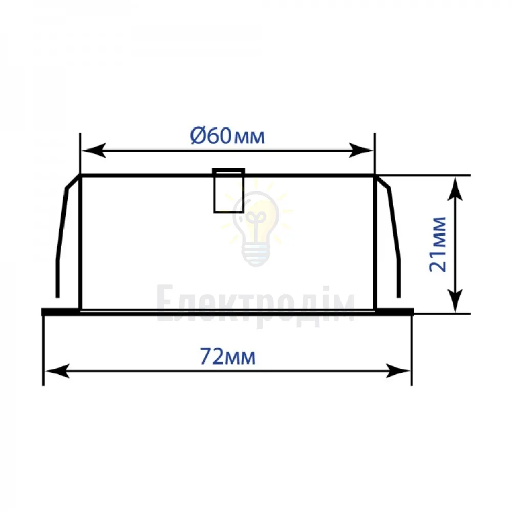 LN7 3W 150Lm 4000K, білий 70*20мм 01823  - фото 3