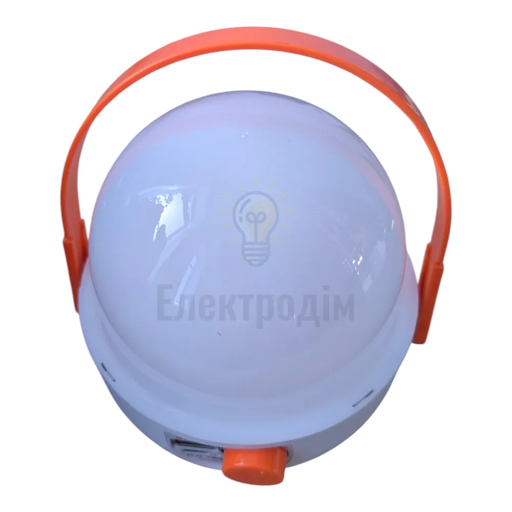EL311 акум. світильник 6W, 117*160mm, 4*800mAh (зм. акум. 18650), білий, LC 81173  - фото 4