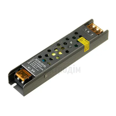 Блок  живлення 12В AVT 12V IP20 5А - 60W 1019865 — купити в Електродім