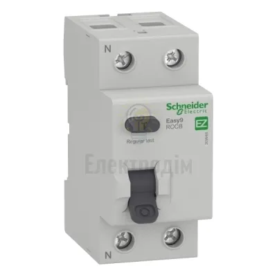 Диференційний вимикач (ПЗВ) Schneider Electric EASY9 2P AC 30mA 40А EZ9R34240 — купити в Електродім
