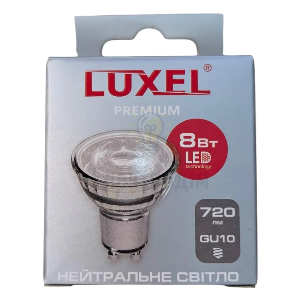 LUXEL Лампа LED MR 16 8w GU10 7000K 016-N 
