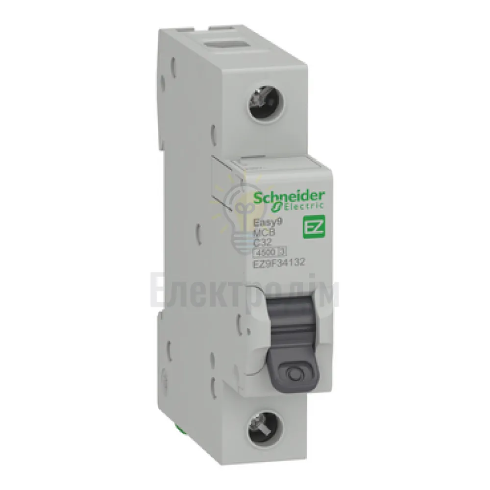 Автоматичний вимикач Schneider Electric EASY9 1P C 32А EZ9F34132 