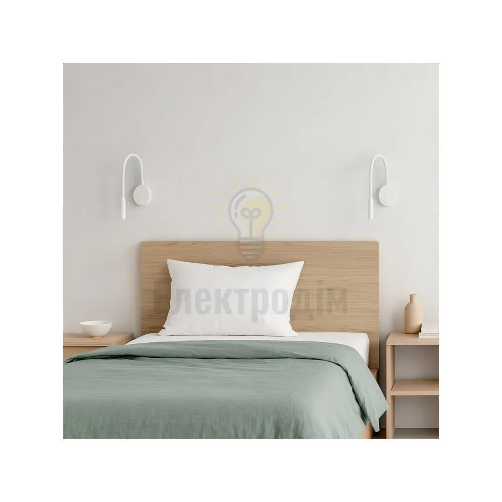 AL8161ARD 230V 3W, білий 150LM 4000К 420*62*28mm IP20 80989  - фото 2