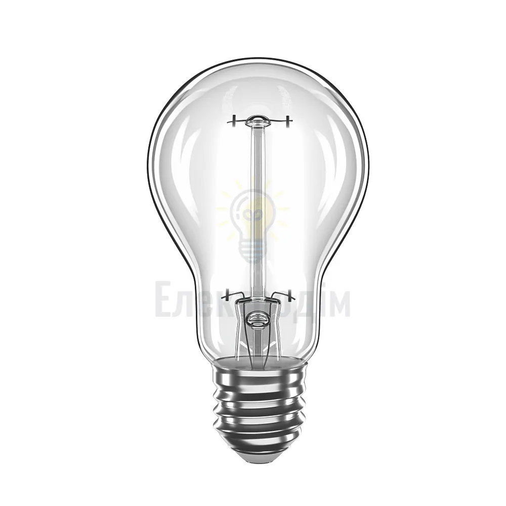 LED лампа VELMAX V-Filament-A60, 2W, E27, 4100K, 200Lm. 21-40-06 