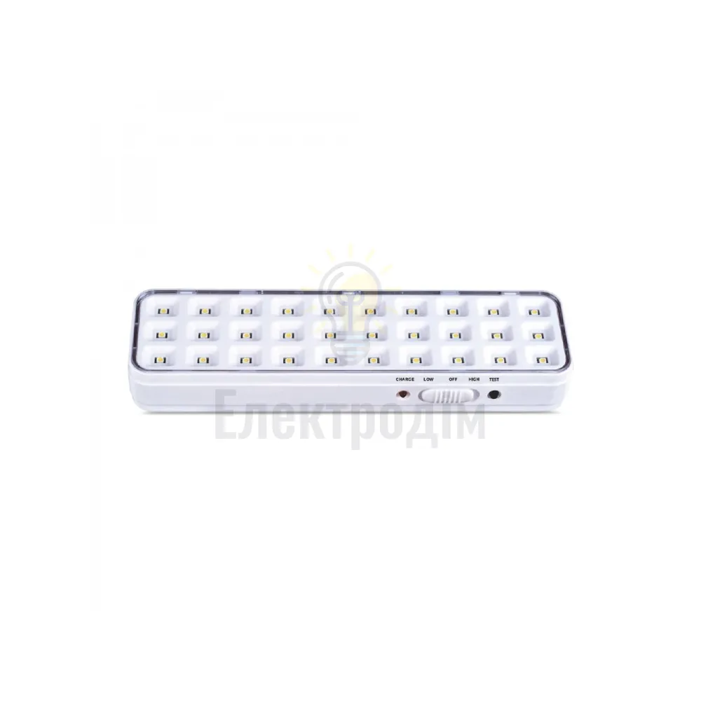 EL120ARD акум. світильник 30LED білий 200*55*30 мм 80189  - фото 1