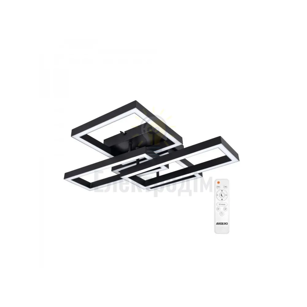 AL6494ARD 75W 1800Lm 3000K-6000K 560*480*135mm чорний URBAN B 80433 