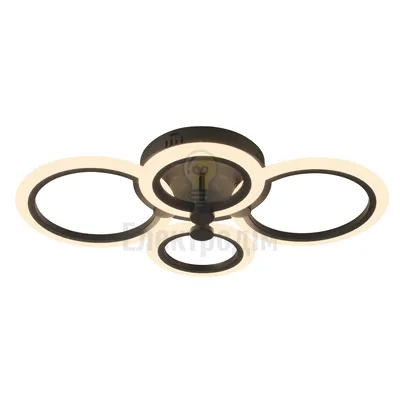 LED світильник VELMAX V-СL-NAOMI-R, max 65W, 3000K-6500K, 4500Lm, пульт ДК 23-43-33 — купити в Електродім