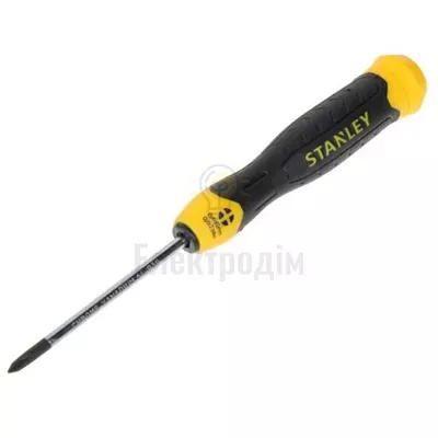 Stanley Викрутка хрестова PH0 * 60 мм Stanley Cushion Grip 0-64-930 — купити в Електродім