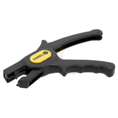 Знімач ізоляції КЛІЩІ - АВТОМАТ VOREL ДЛЯ ЗНІМАННЯ ІЗОЛЯЦІЇ : L=170ММ, ДЛЯ КАБЕЛІВ 0,5-4,0 ММ 45201 — купити в Електродім