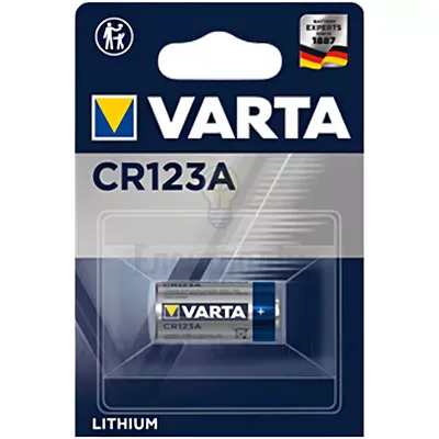 Батарейка VARTA CR123 (блистер-1 шт.) 6205301401 — купити в Електродім