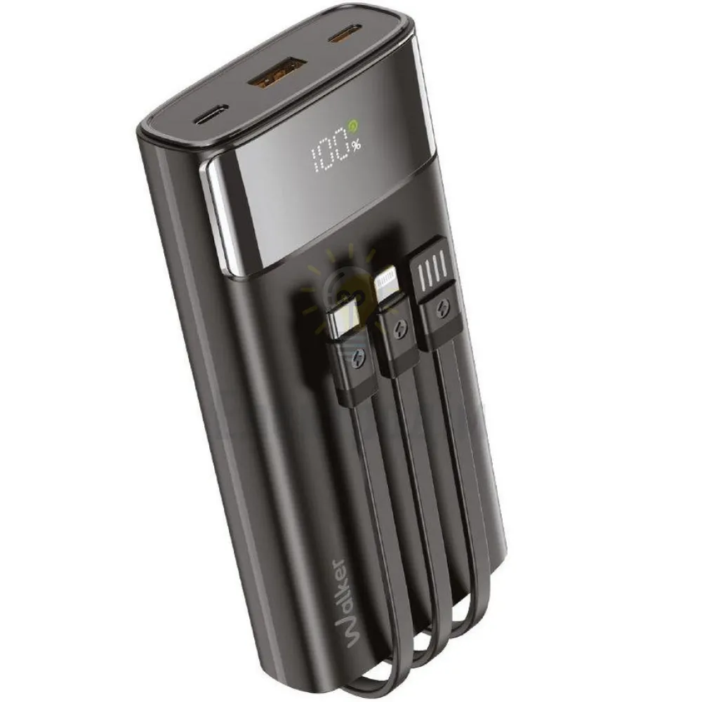 Портативна батарея WALKER WB-625, 20000mAh, 22.5W (QC3.0 + PD) black WB-625 