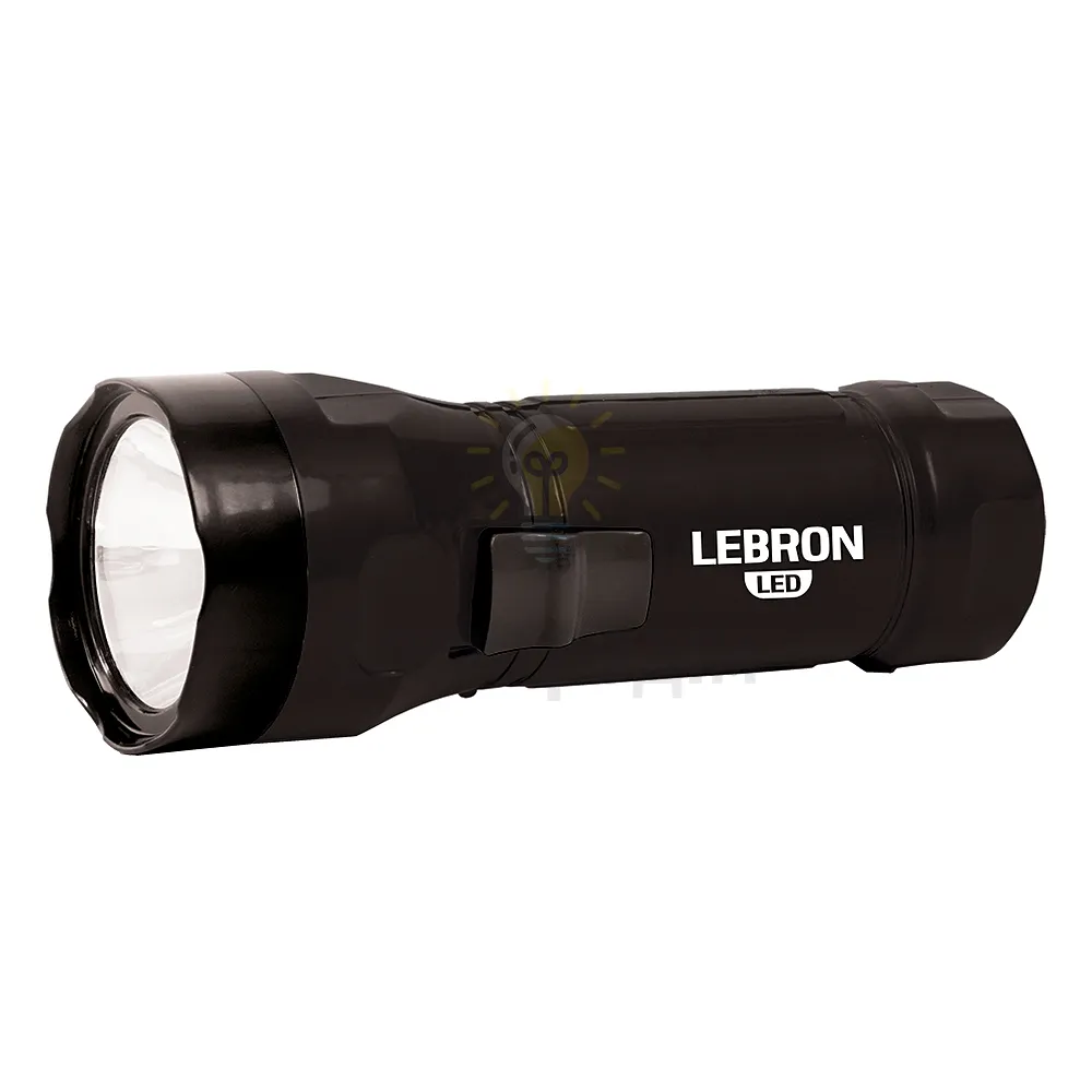 Lebron LED ліхтар ручний акумуляторний LEBRON L-HL-10, ABS, чорний, 1W, 250mAh 15-15-10 