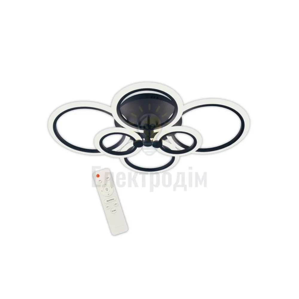 LED світильник VELMAX V-СL-NAOMI-R, max 120W, 3000K-6500K, 7700Lm, пульт ДК 23-43-34  - фото 1