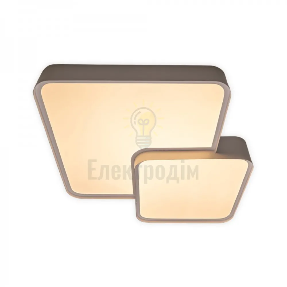 AL6420ARD 60W квадрат 5100Lm 3000K-6500K 500*500*80mm TOUCH S 80244  - фото 1