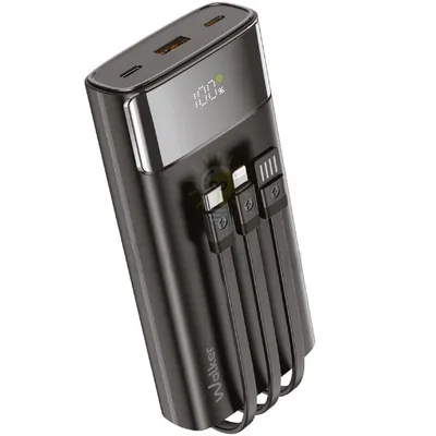 Портативна батарея WALKER WB-625, 20000mAh, 22.5W (QC3.0 + PD) black WB-625 — купити в Електродім