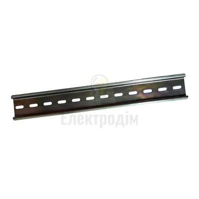 DIN Рейка DIN-рейка Промфактор FD 35x7.5 (0,8mm) з перфорацією 6x15 (1000mm) FD081000 — купити в Електродім