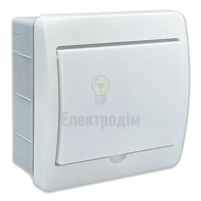 Щиток під автом. Бокс пластиковий ПІН на 6 модулів внутрішній білий 901402 — купити в Електродім