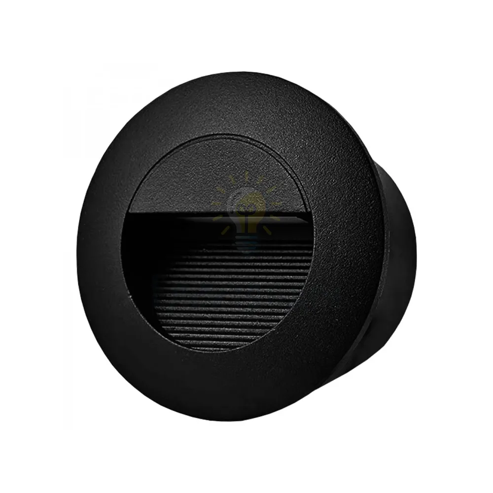 DH1020ARD 230V 3W 30Lm 3000K коло 84*47mm чорний IP54 80677  - фото 6